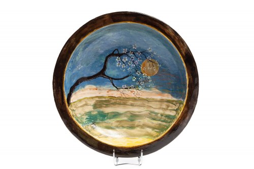 Ceramiczna patera, 2001, Elżbieta Stanhope