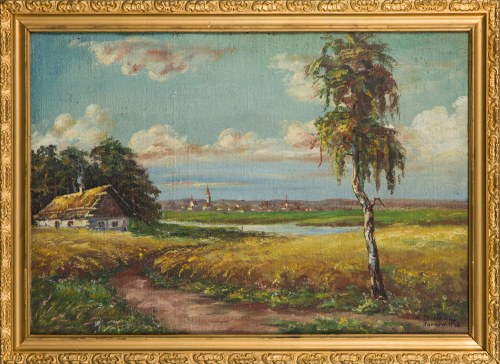 Pejzaż z okolic Tarnowa, 1948, K. Balicki
