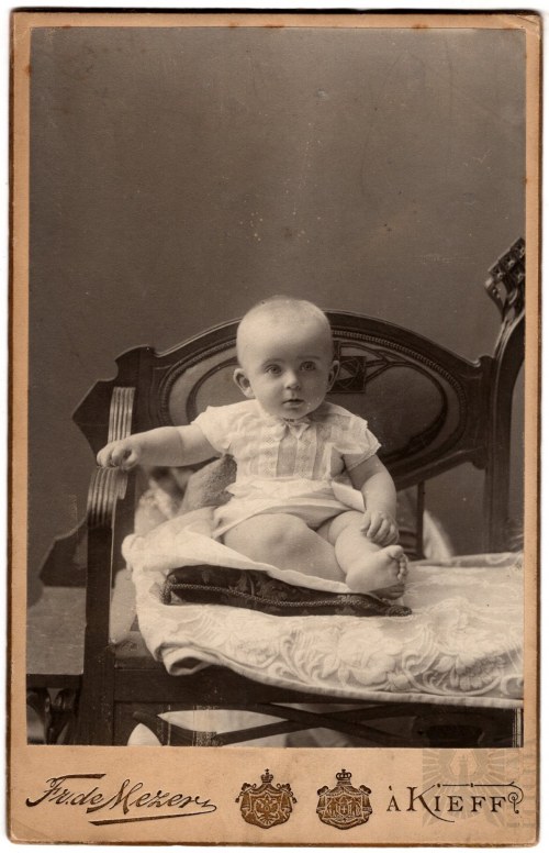 Ukraina, Kijów (Kieff) - Fotografia Dziecka; Fotograf Franciszek de Mezer, XIX
