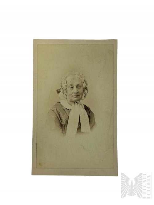 Berlin - Fotografia Starszej Kobiety; Fotograf Carl Friedrich Wilhelm Brasch, II poł. XIX w.