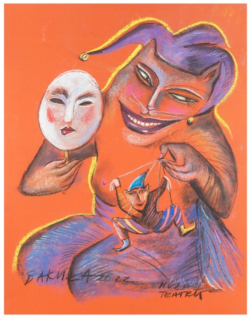 "Muza teatru", 2022, Hanna Bakuła