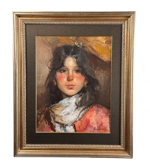 Portret młodej kobiety - Giacomo Moretti, Giacomo Moretti