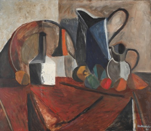 "Martwa natura kubistyczna", Stanisław Rodziński