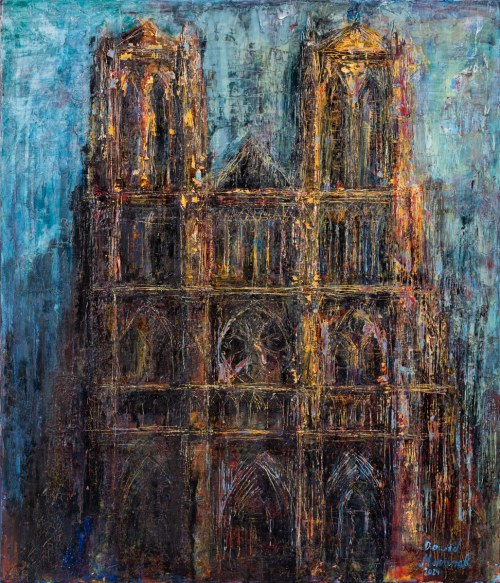 Notre-Dame w blasku, 2024, Dawid Masionek