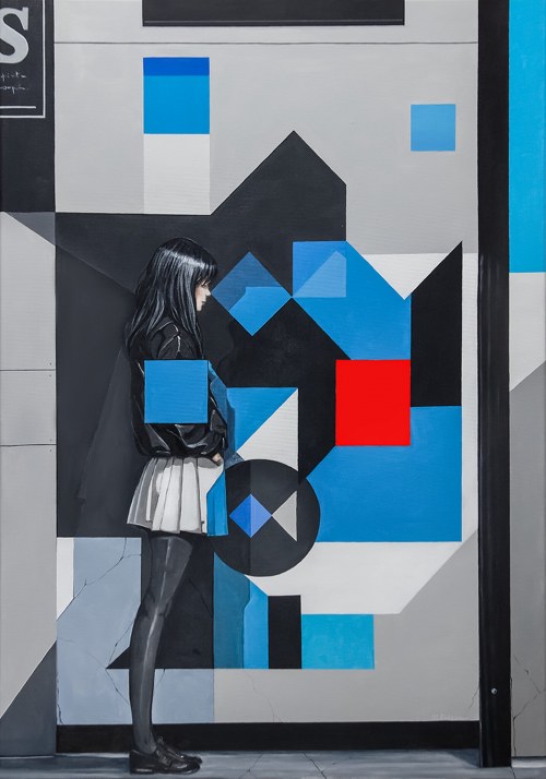 Geometric thoughts, 2024, Małgorzata Rukszan