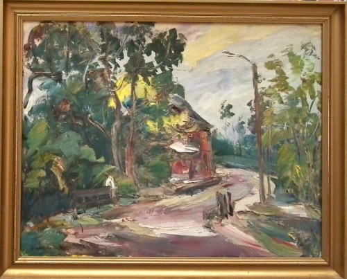 Uliczka ,1987, Józef Wasiołek