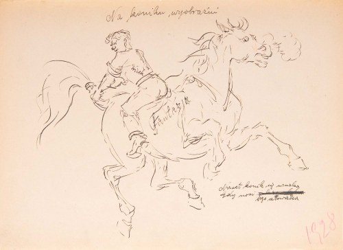 Z TEKI - Szkice moje, Na koniku wyobaźni; 1928, Tadeusz Barwecki-Szewczyk