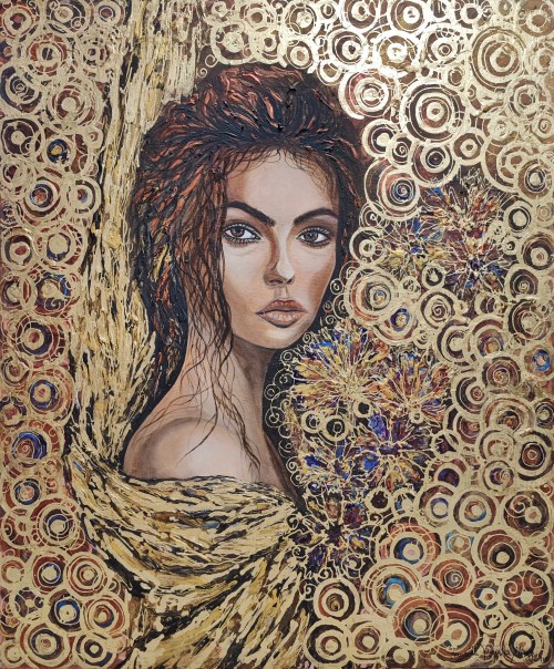 Złota enigma Klimta z cyklu Kobiety Klimta, Mariola Świgulska