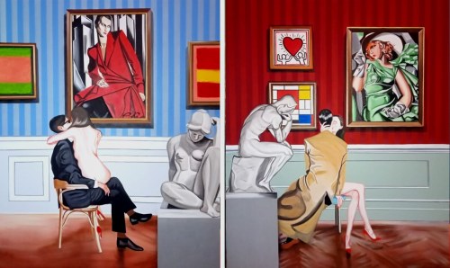 W muzeum, 2024, Magdalena Karwowska