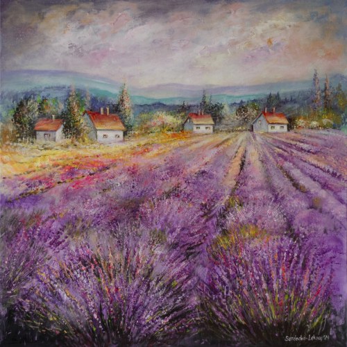 Lavender Fields, 2024, Anna Sandecka-Ląkocy