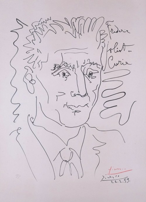Portret Fryderyka Joliot Curie, 1959 r., Pablo Picasso