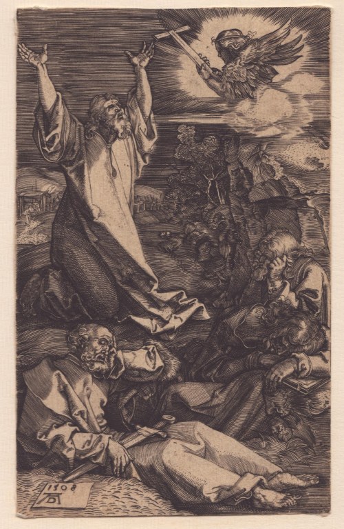 Jezus na Górze Oliwnej, Albrecht Dürer