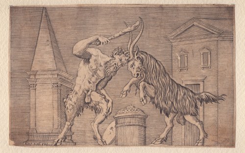 Starcie satyra z baranem, Marco Dente da Ravenna