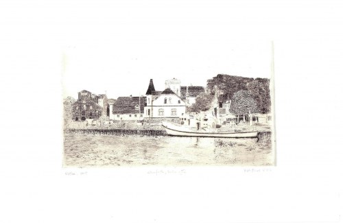 Ustka, port, 2002, Piotr Kenc