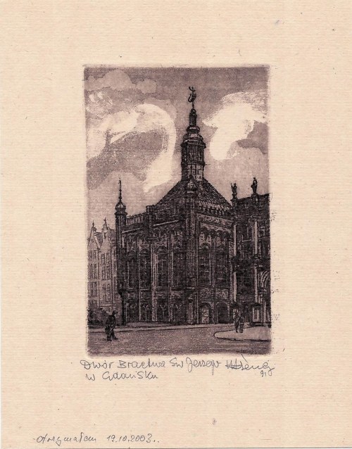 Dwór Bractwa Św. Jerzego w Gdańsku, 1991, Marian Leciej