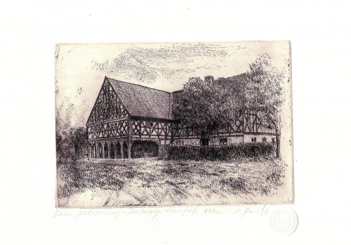 Dom podcieniowy - Trutnowy, XVIII w., Cezary Paszkowski