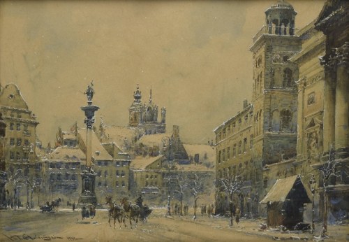 Plac Zamkowy w Warszawie, 1944, Władysław Stachowicz