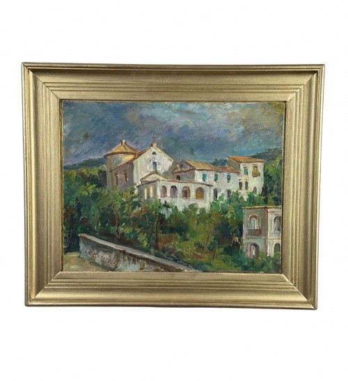 Kościół na przedmieściach - Angela Carugati (1881-1977), Angela Carugati