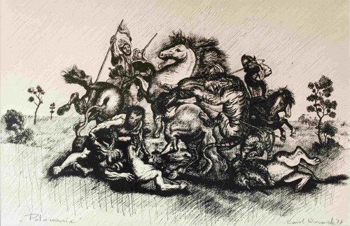 Polowanie, 1977, Karol Wieczorek