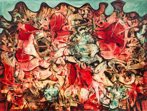 Krzyk I [Krzyk w ogrodzie], 1961, Alfred Lenica