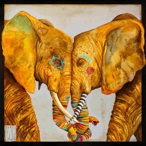 Soulmates z cyklu Twins, 2021, Wojciech Brewka