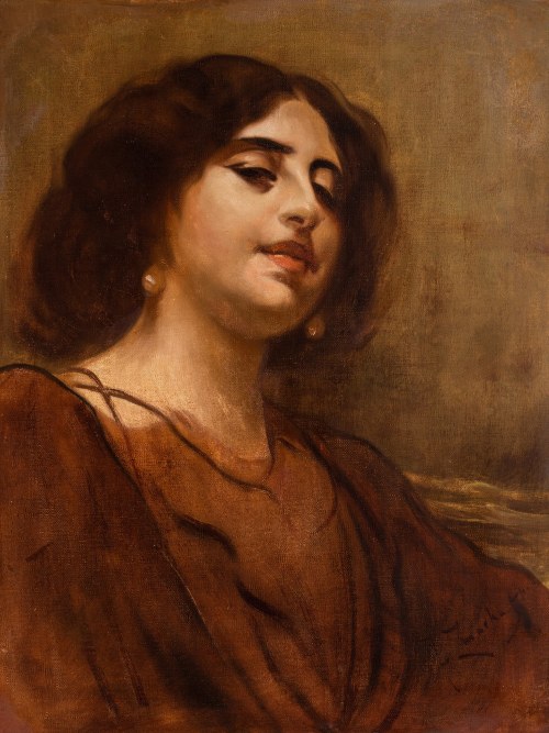 "Portret damy", Franciszek Żmurko