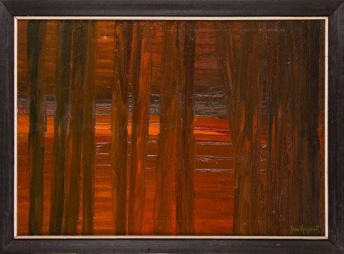 Zachód słońca jesień, 1977, Jan Geppert