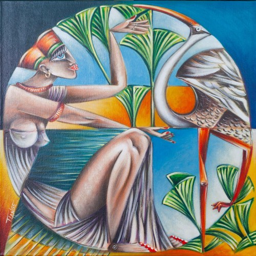 Woman chillout, 2024, Thomas Lange