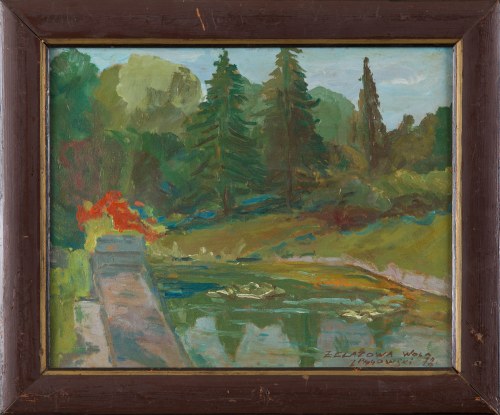Motyw z Żelazowej Woli, 1973, Zdzisław Pągowski