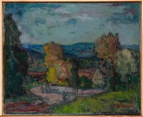Krajobraz - Krynica, 1955, Edward Wieczorek