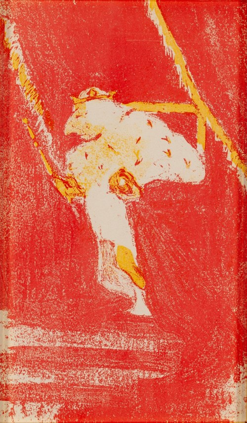 Michał Przybyłowicz jako król w sztuce "Kopciuszek", z teki Melpomeny, 1904, Stanisław Szreniawa-Rzecki