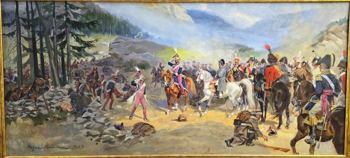 “Bitwa pod Samosierrą”, 1929 r., Marian Nowicki