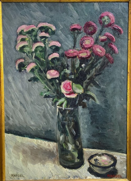 “Martwa natura z kwiatami”, lata 20-te., Efraim Mandelbaum