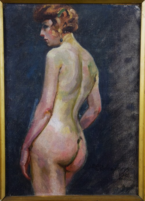 "Akt", Paryż, 1925 r., Leon Wróblewski