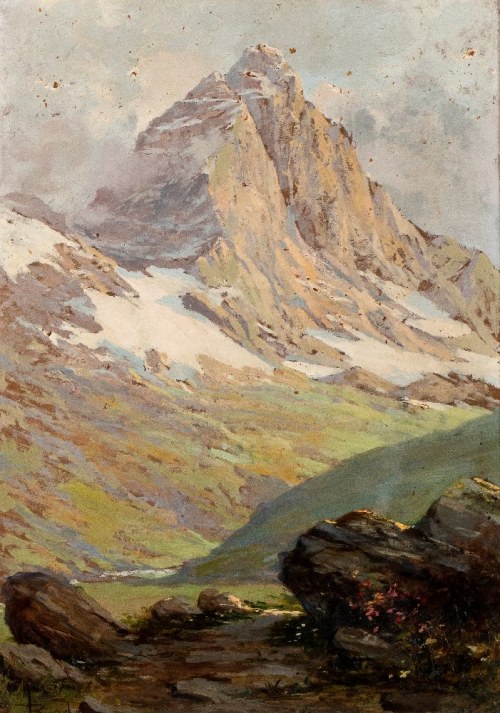 widok Monte Cervino, Leonardo Roda