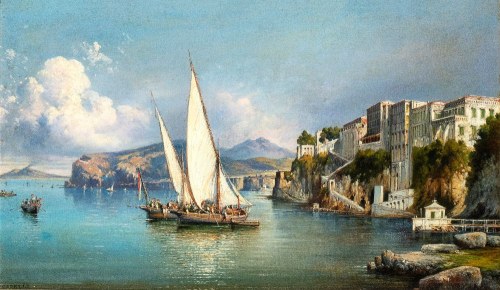 Widok na Sorrento, Consalvo Carelli