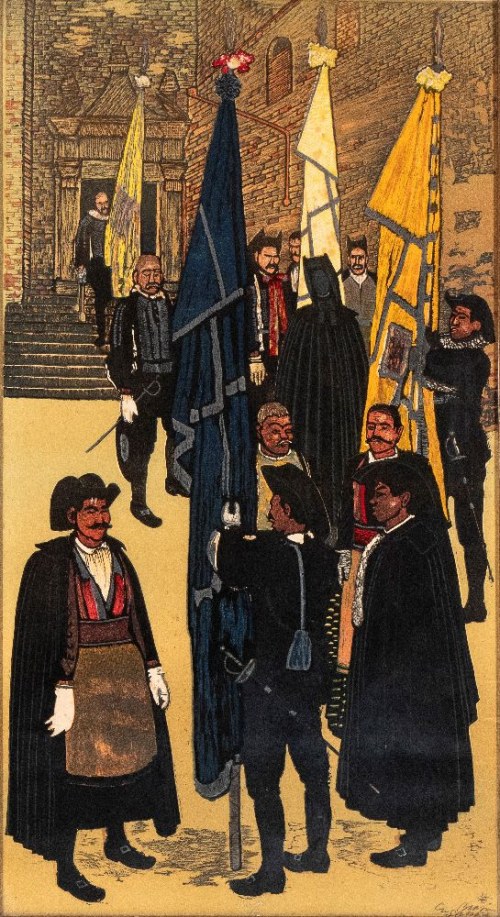 sardyńska parada, pierwsza połowa 1900 r., Giuseppe Biasi da Teulada