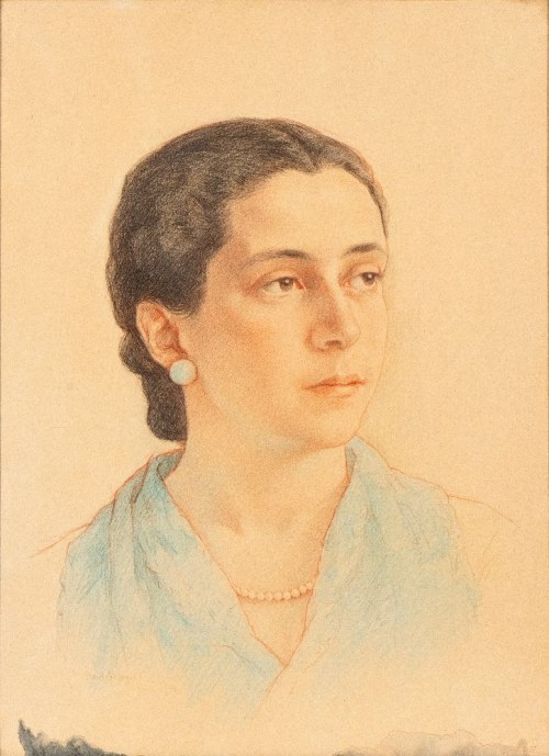 Portret kobiecy, 1934, Boris Georgiev