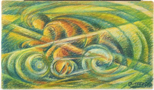 cyklista, 1913/14, Gerardo Dottori