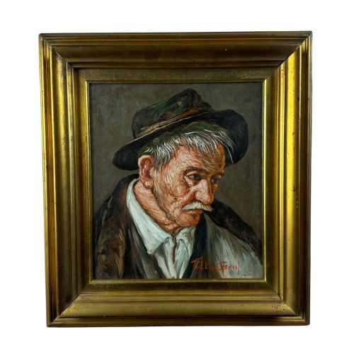 Portret starszego mężczyzny - Tulio Grassi, Tulio Grassi