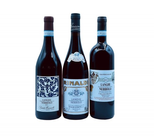 Langhe Nebbiolo - Bartolo Mascarello, Langhe Nebbiolo - Comm. GB Burlotto, Langhe Nebbiolo, Giuseppe Rinaldi