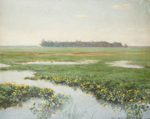 Wiosenna łąka, 1927, Józef Rapacki