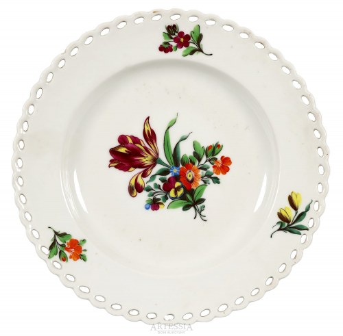 Baranówka (1804-1914), Talerz deserowy, ok. 1815-1820, Manufaktura Porcelany