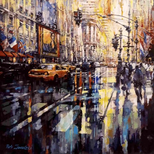 Metropolis. Sun of Manhattan St. Patrick's Cathedral, 2024, Piotr Zawadzki