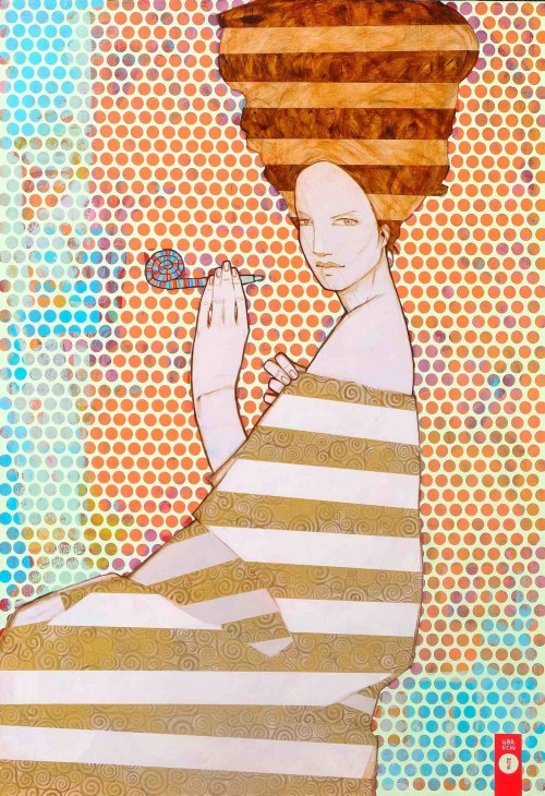 Dama z trutututką, 2016, Michał Warecki