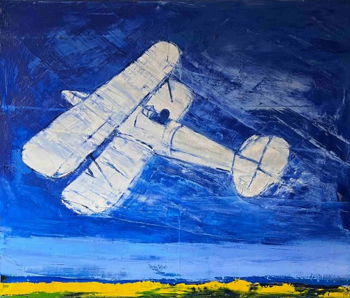 Samolot (dwupłatowiec), 2005, Jacek Łydżba