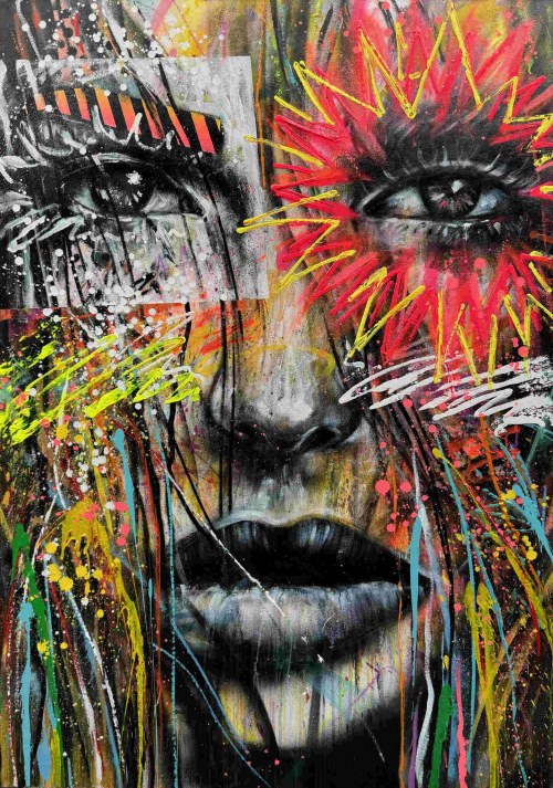 PopART girl, 2022, Szymon Hołubowski