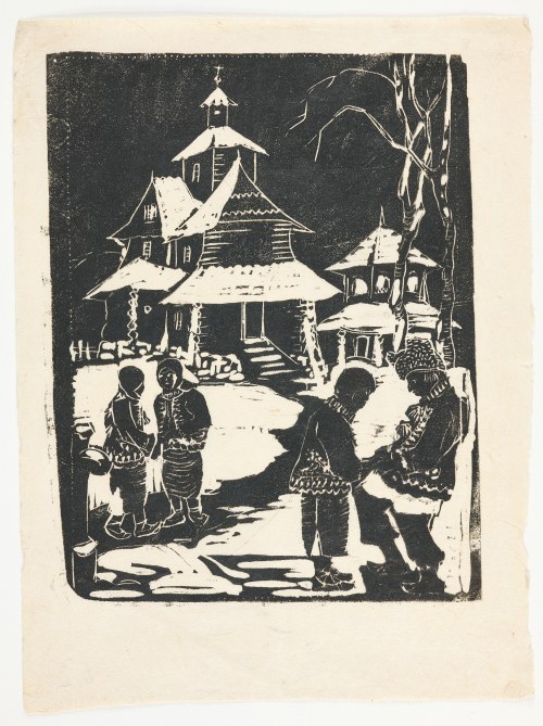 Zima w Jaremczy, 1938, Józefa Kratochwila-Widymska