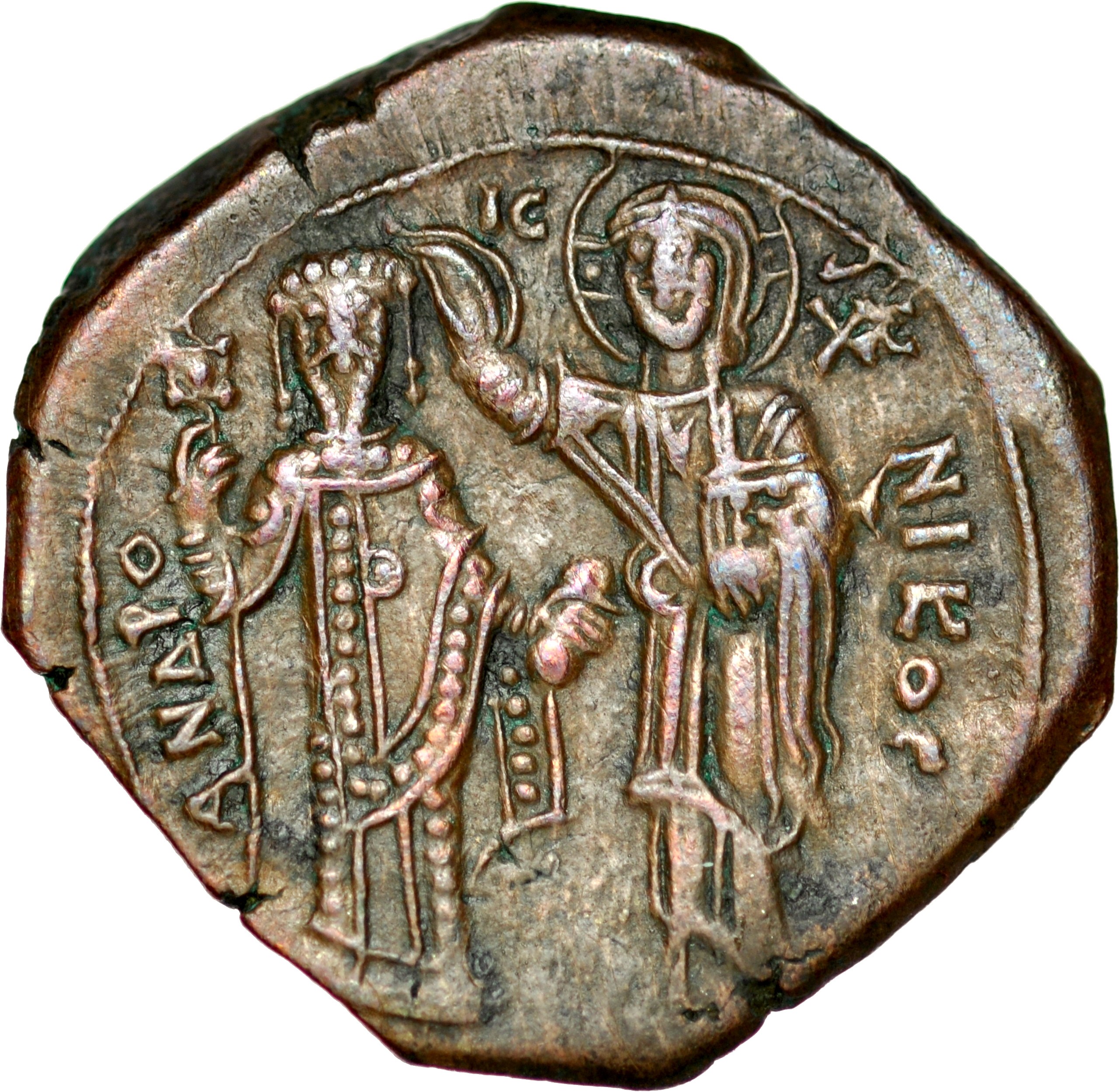 Brązowy tetarteron, Konstantynopol, Andronik I 1183-1185.