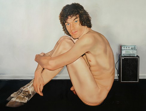 "Satiro con stereo", niedatowany, Cristiano Piccinini